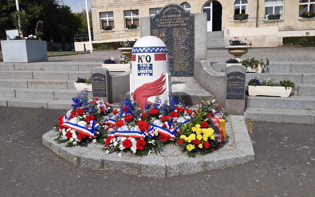 CEREMONIES DE COMMEMORATION DU 6 JUIN 1944 A STE MERE EGLISE