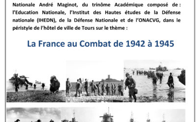 SAVE THE DATE : AICS-SR organise du 4 Novembre 2024 au 15 Novembre 2024  une  exposition  intitulée:  La France au Combat de 1942 à 1945