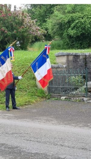 8 Mai 2024 : L’AICS-SR était représentée par Jean-Pierre Caze délégué AICS-SR à la cérémonie de commémoration du 8 Mai 1945 à Taxenne