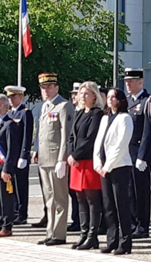 8 Mai 2024 : L’AICS-SR était représentée par Mme Elisabeth Caubel Vice-Présidente