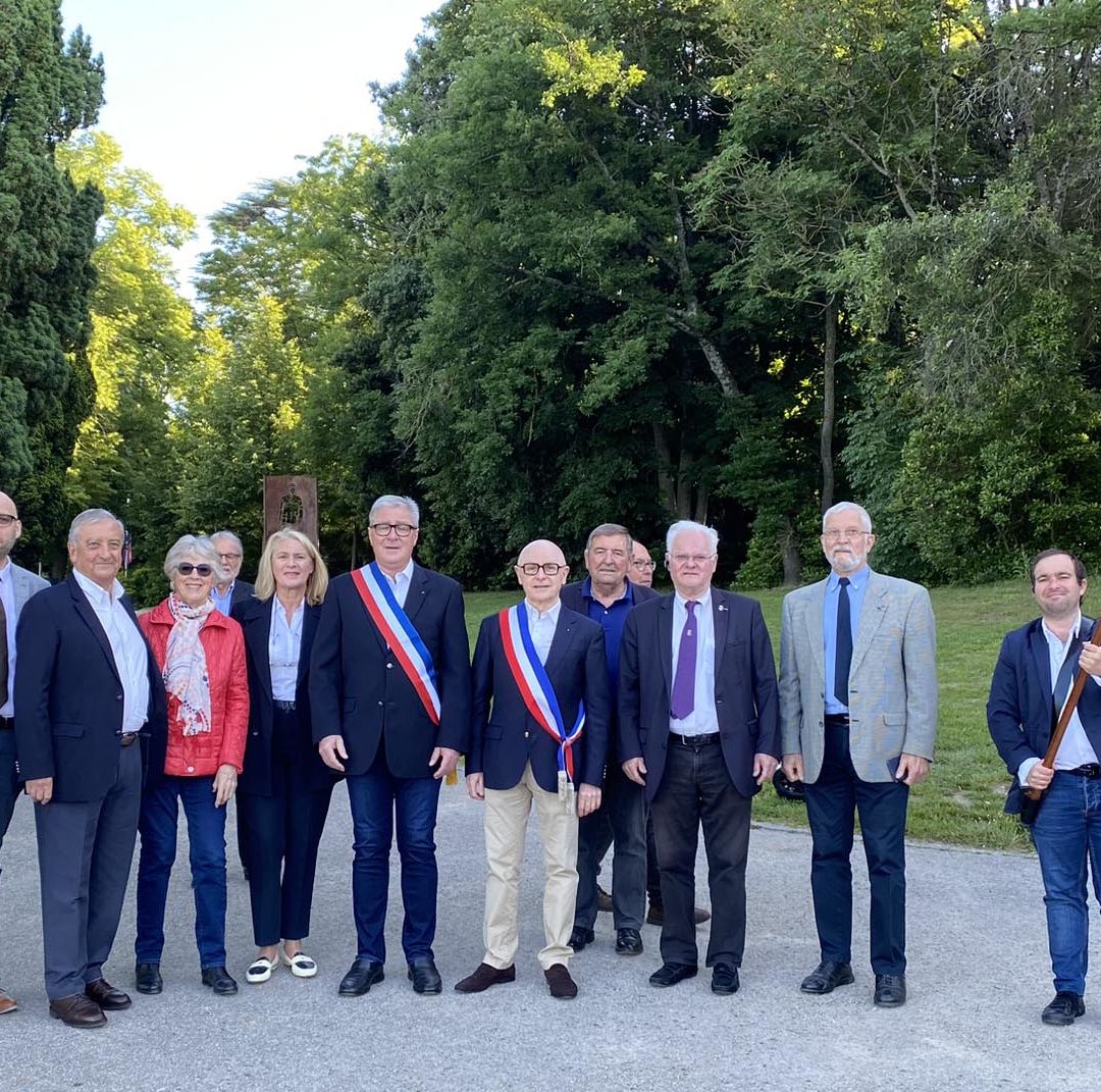 6 Juin 2024 : L’AICS-SR était présente  à la cérémonie  des couleurs de la Mairie de St Cyr sur Loire