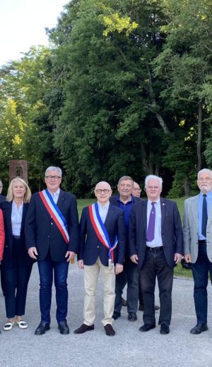 6 Juin 2024 : L’AICS-SR était présente  à la cérémonie  des couleurs de la Mairie de St Cyr sur Loire