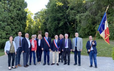 6 Juin 2024 : L’AICS-SR était présente  à la cérémonie  des couleurs de la Mairie de St Cyr sur Loire