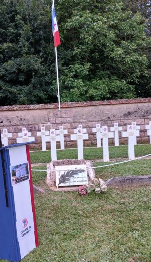 27 Juillet 2024 : AICS-SR était présente à Saligney pour la commémoration des 80ans du Maquis du Groupe Panthere