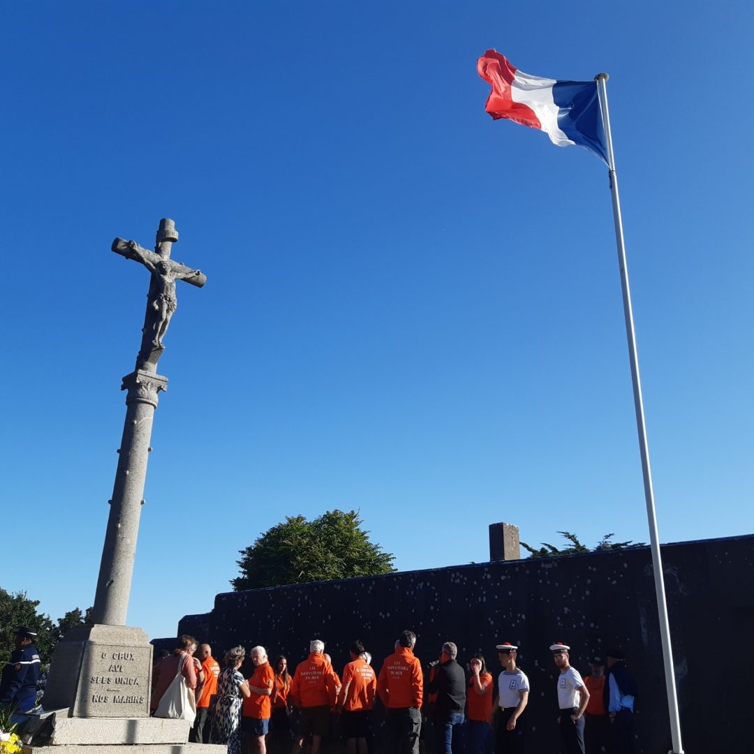 11 Août 2024 :  La vice-présidente de l’AICS-SR, Elisabeth Caubel,  était présente à la cérémonie des fêtes de la Mer à Barneville-Carteret