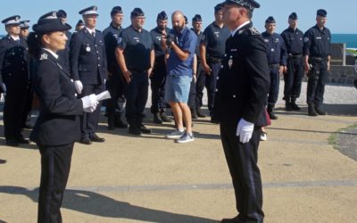 10/09/2024 : L’AICS-SR était présente à la Cérémonie d’Installation du nouveau Chef de Circonscription de police d’Agde.