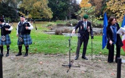 8 Novembre 2024 : L’AICS-SR était présente à la Cérémonie « Les arbres de la Libération » dans les jardins de la Prefecture d’Indre et Loire