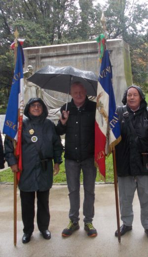 9 novembre 2024 : AICS-SR était présente à Sete pour le 54ème anniversaire de la mort du Gal De Gaulle