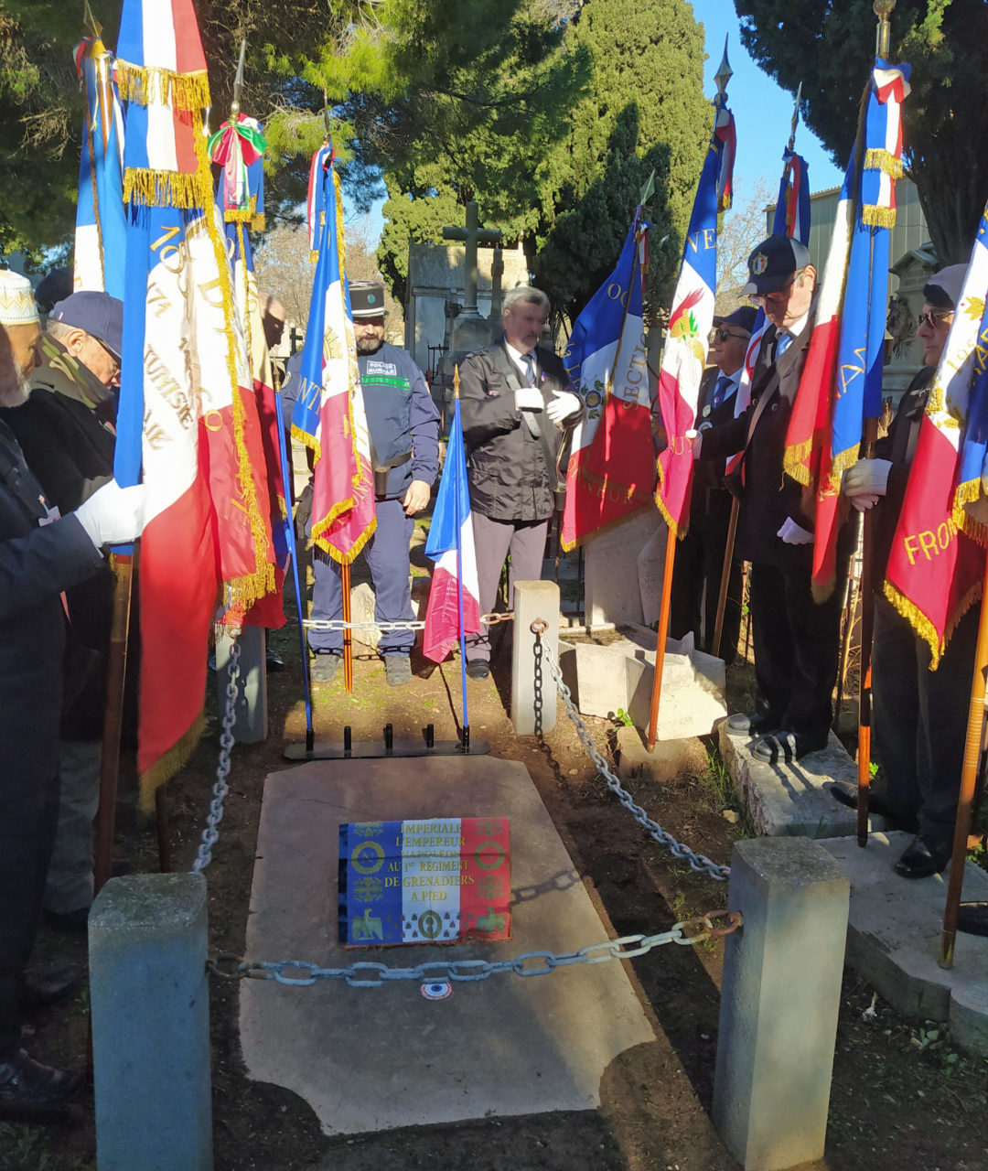 REHABILITATION D’UNE TOMBE D’UN OFFICIER DE NAPOLEON