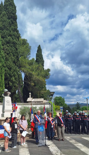 8 mai 2025 : Cérémonie de Commémoration du 8 MAI 1945  à ANIANE