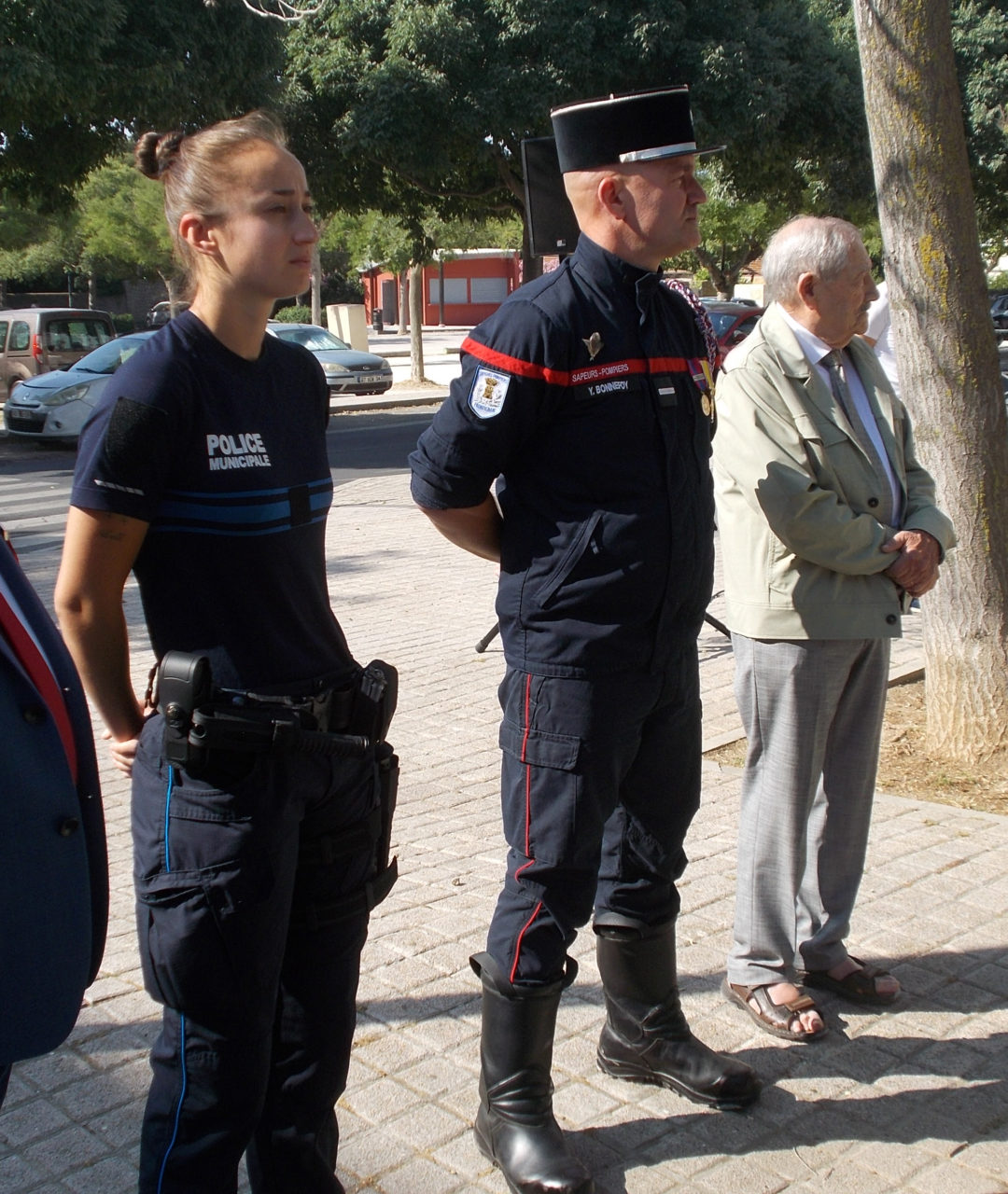 18 juin 2025 : L »AICS-SR était présente à Frontignan à la cérémonie commémorative de l’appel fait par le Général de Gaulle le 18 juin 1940