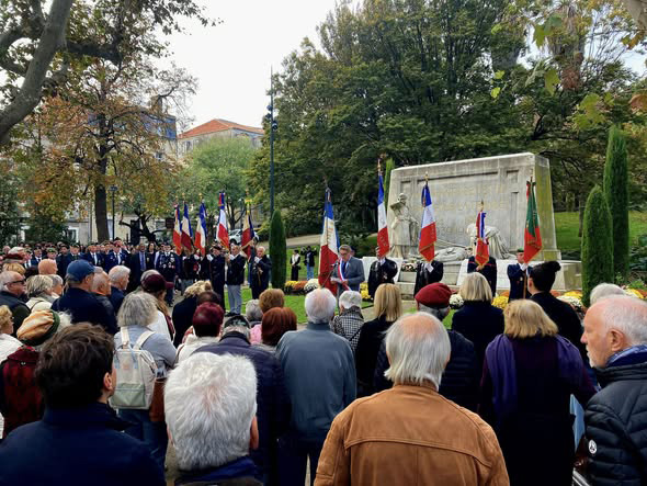 11 novembre 2025 : L’AICS-SR était présente au 107 anniversaire de l’Armistice de 1918