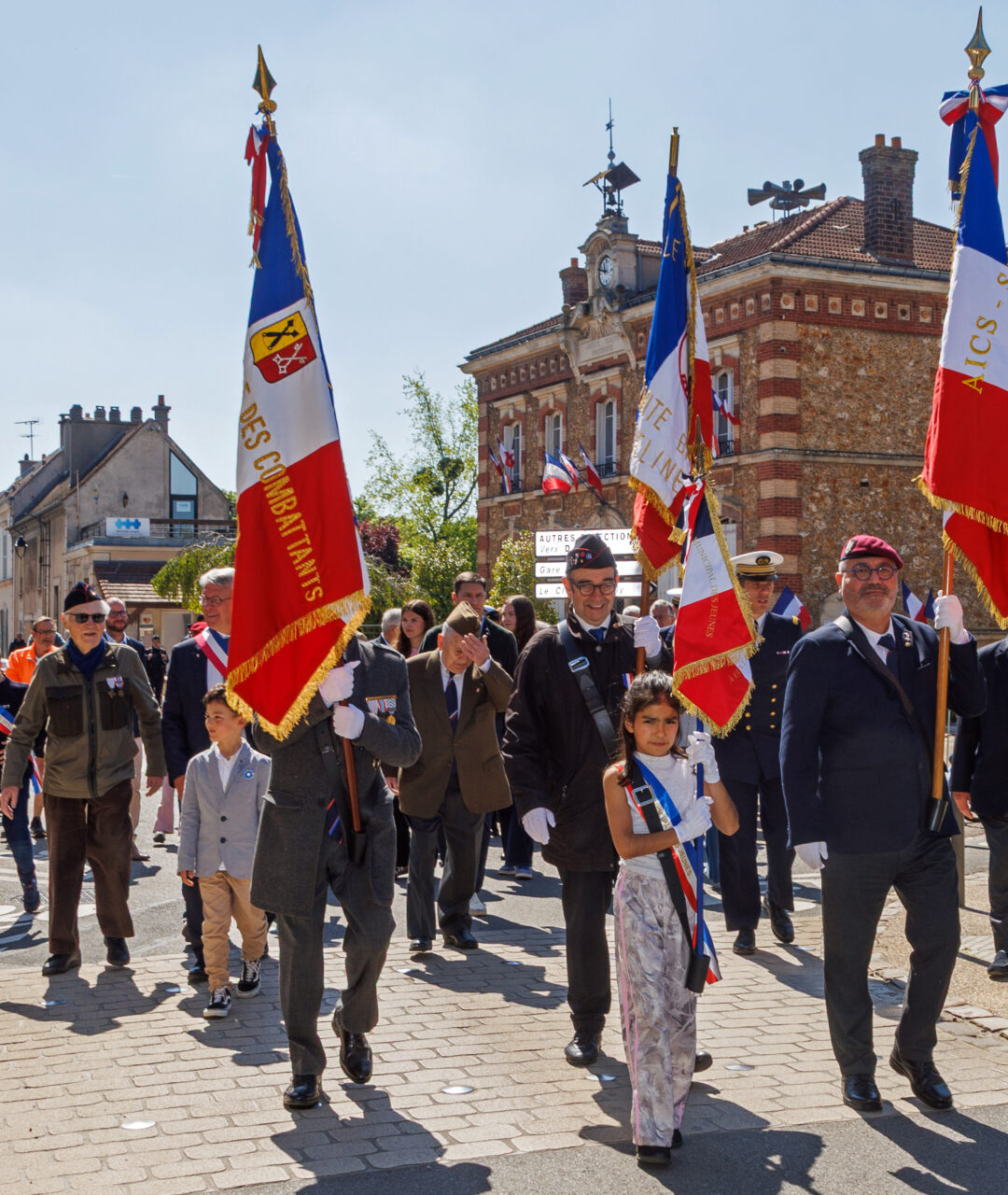 8 mai 2026 : L&rsquo;AICS-SR était présente aux cérémonies commémoratives de la victoire du 8 mai 1945, à Noisy-le-Roi et Bailly (Yvelines)