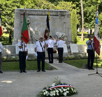 8 JUIN 2026 : L&rsquo;AICS-SR était présente à Sete  à l&rsquo;hommage aux morts pour la rance en Indochine