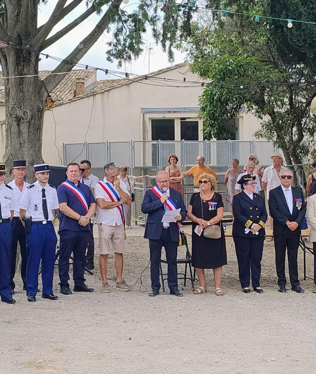 1&prime; juillet 2026: L-AICS-SR était présente à la cérémonie du 14 juillet à Saint PARGOIRE