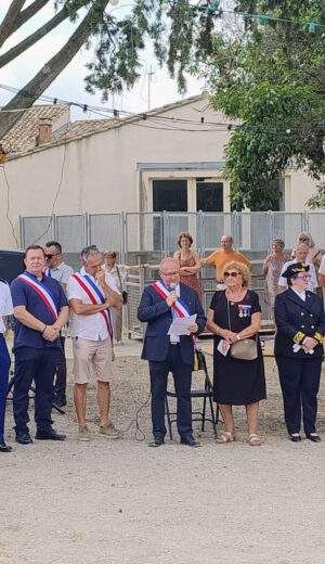 1&prime; juillet 2026: L-AICS-SR était présente à la cérémonie du 14 juillet à Saint PARGOIRE
